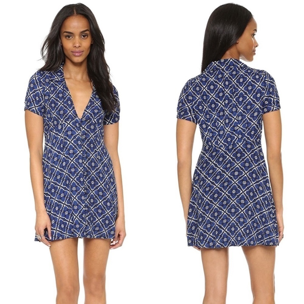 Free People | Melody Onyx Kaleidoscope Whimsigoth Boho‎ Dress - Picture 7 of 11